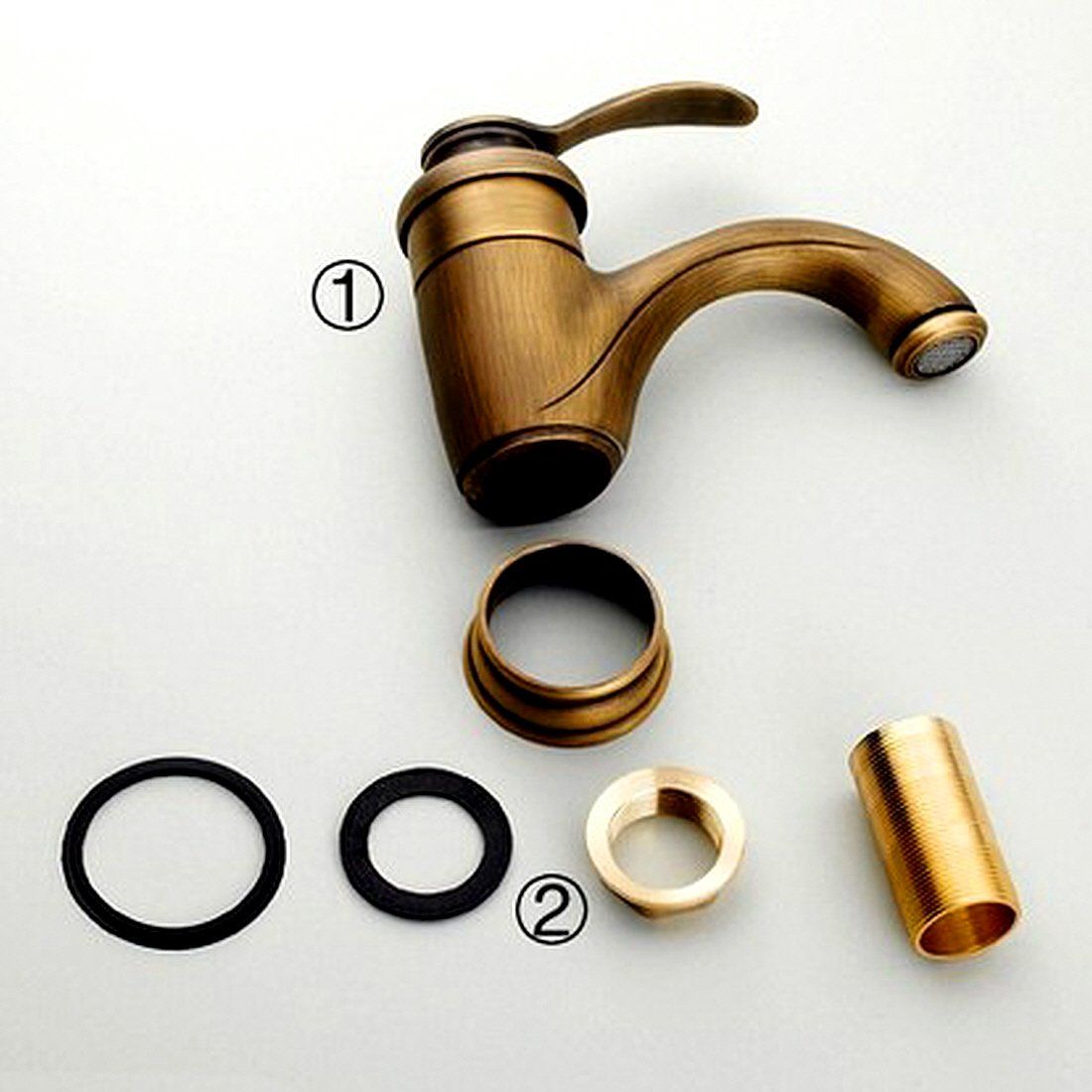 アンティーク 混合水栓