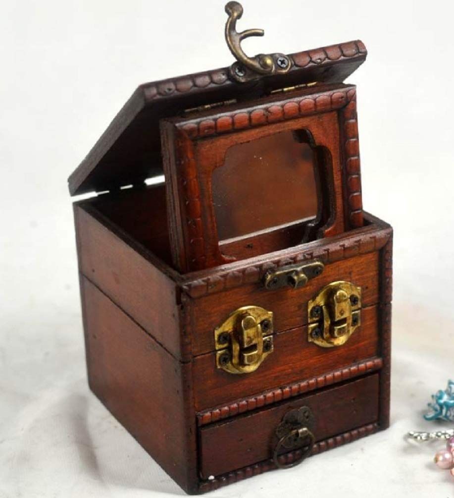 Anberotta ジュエリーボックス コスメ メイクボックス 小物入れ 化粧品