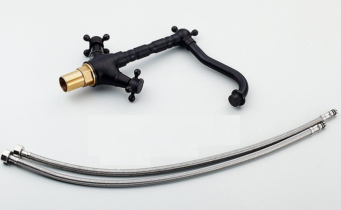  Life System ライフシステム キッチン 洗面用 アンティーク 混合水栓 2ハンドル ブラック 手洗いボウル 手洗い鉢 蛇口 レトロ 洗面台 水道 SK 62 換気扇カバー フィルター シンク コンロ用品