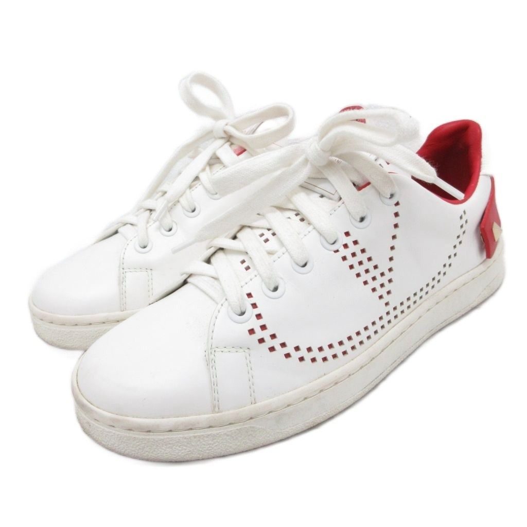 ヴァレンティノ ガラヴァーニ VALENTINO GARAVANI パンチングVロゴ