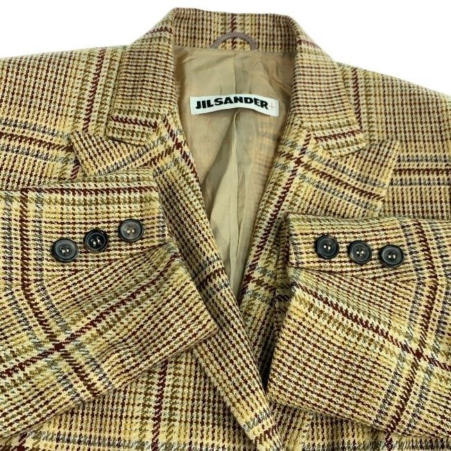 JIL SANDER テーラードジャケット ウールジャケット ダブルボタン