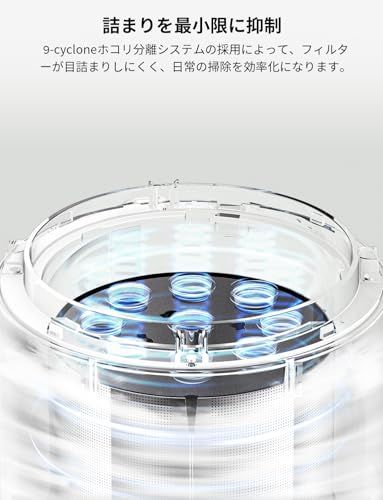 迅速に発送】掃除機 コードレス 158AWパワフルな吸引力 ロボロック