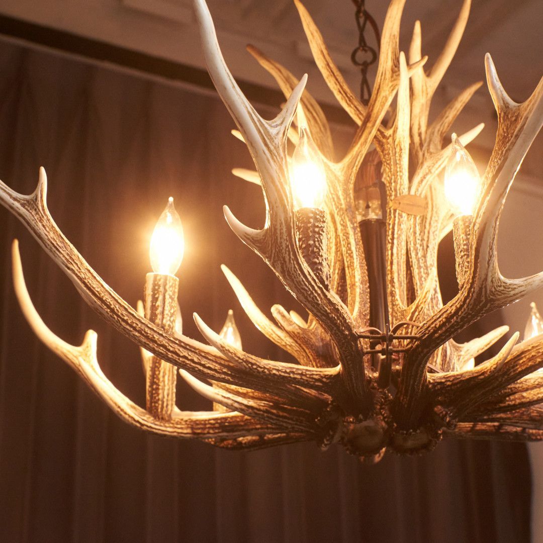 DEER HORN SMITHS 鹿角 シャンデリア 9灯 天井照明 ペンダントライト