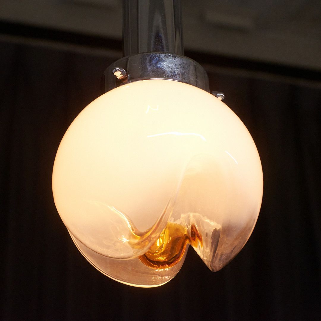 イタリア Mazzega ヴィンテージ ペンダントライト ムラノガラス