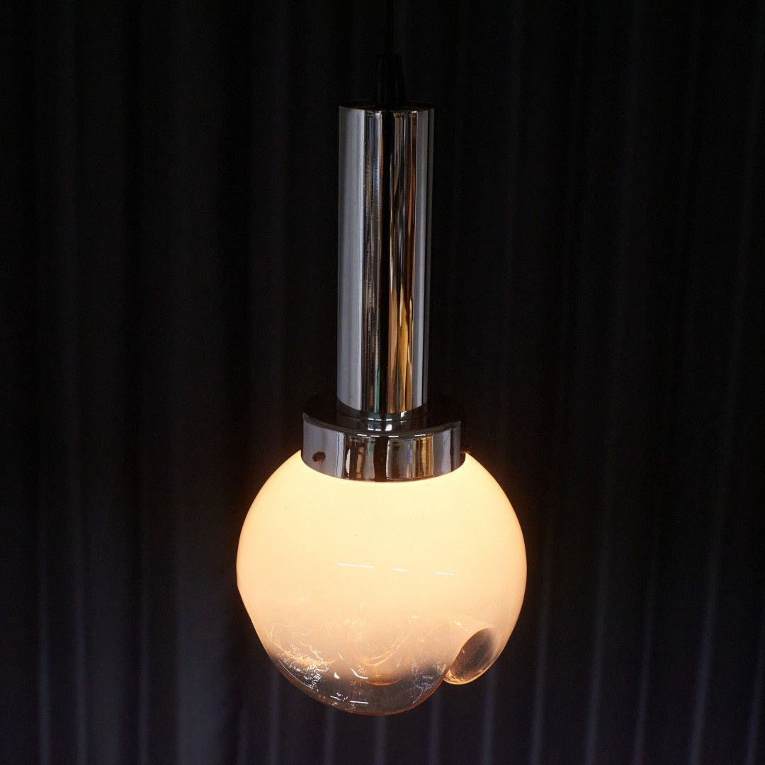 イタリア Mazzega ヴィンテージ ペンダントライト ムラノガラス