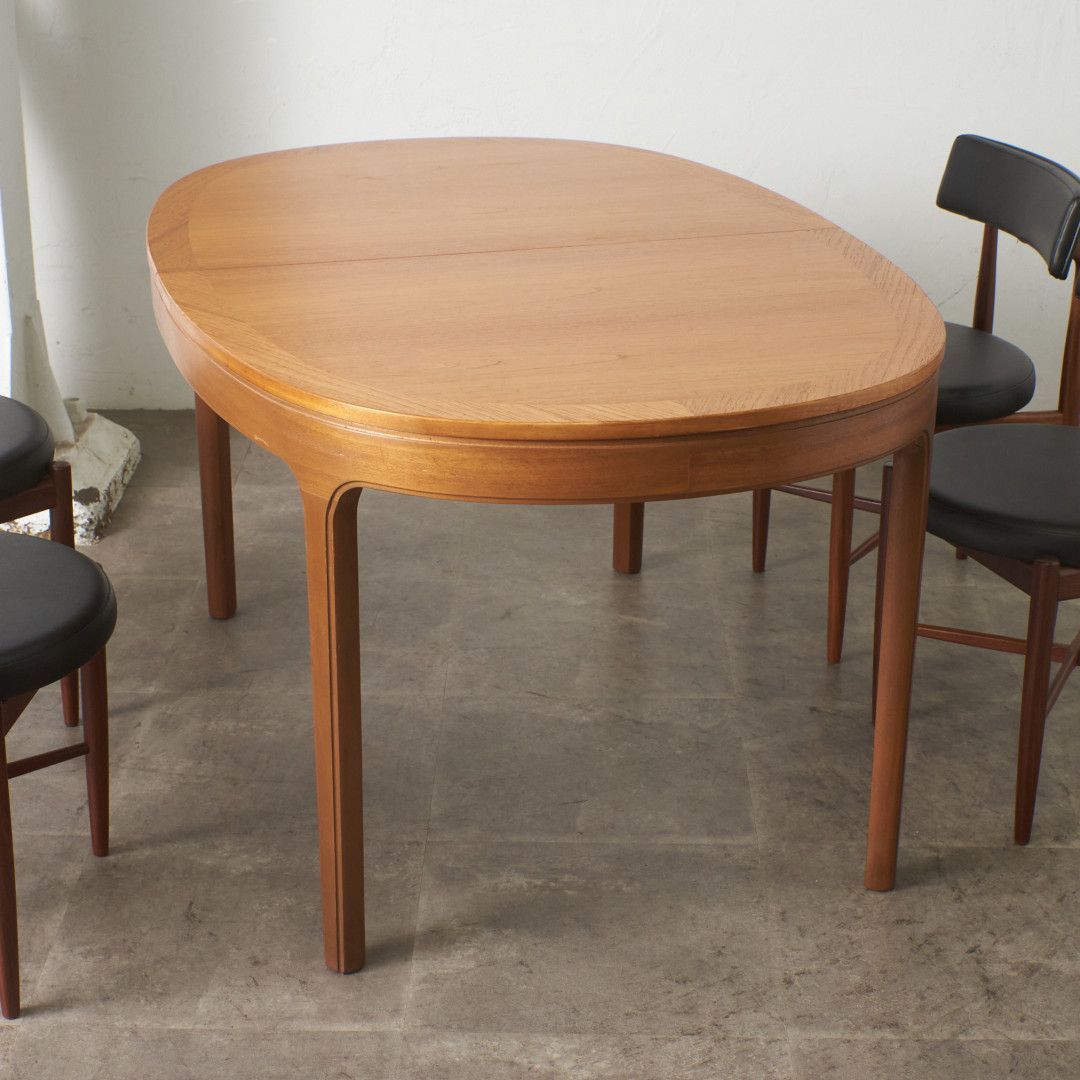 ダイニングテーブル ネイサン オーバル イギリス チーク 完成品 NATHAN
