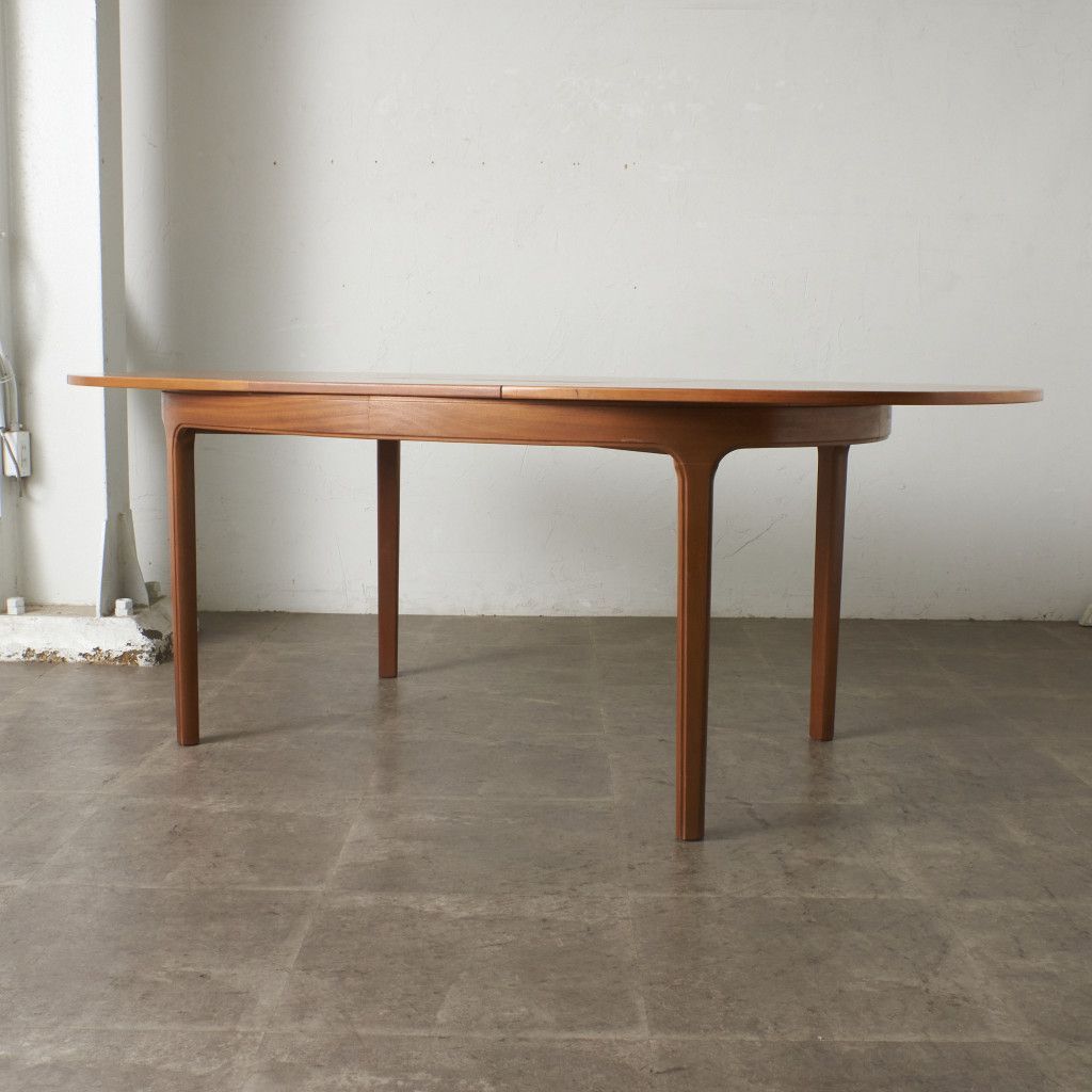 Nathan エクステンション ダイニングテーブル オーバル チーク 英国