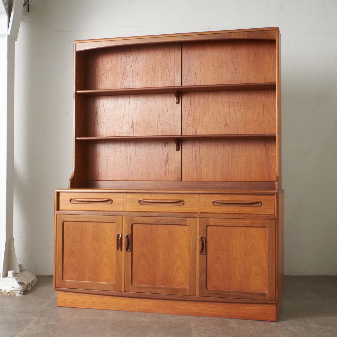 G-PLAN fresco カップボード チーク 英国 ヴィンテージ ブックシェルフ