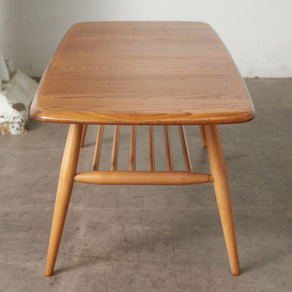 ercol ヴィンテージ コーヒーテーブル 英国 アーコール エルム 無垢材