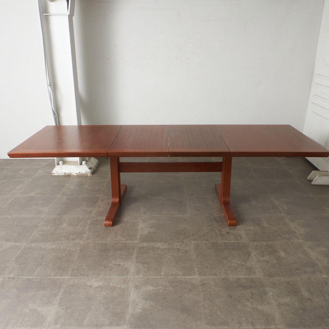 大判 デンマーク skovby ダイニングテーブル チーク 北欧 ヴィンテージ