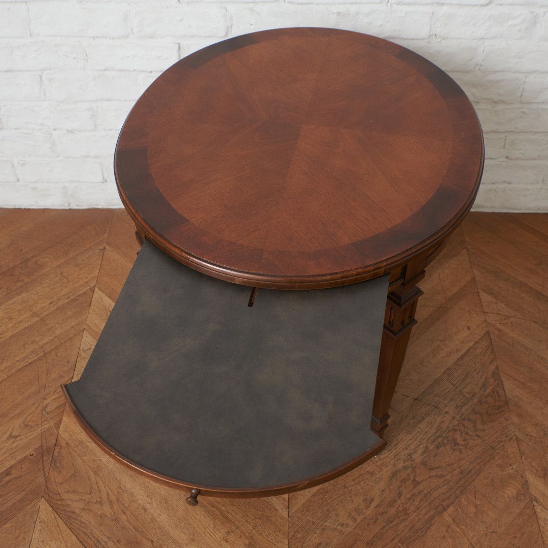 定価31万 Drexel Heritage ランプテーブル 盆引出付 Francesca サイド