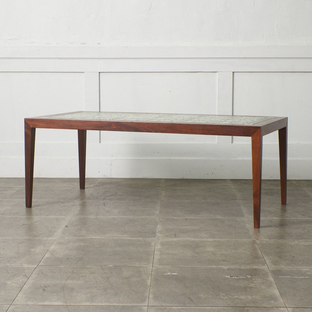 デンマーク Haslev タイルトップ TENERA コーヒーテーブル ローズ