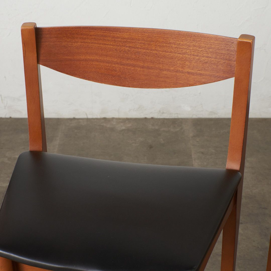 送料別売】4脚セット Nathan ヴィンテージ ダイニングチェア 英国