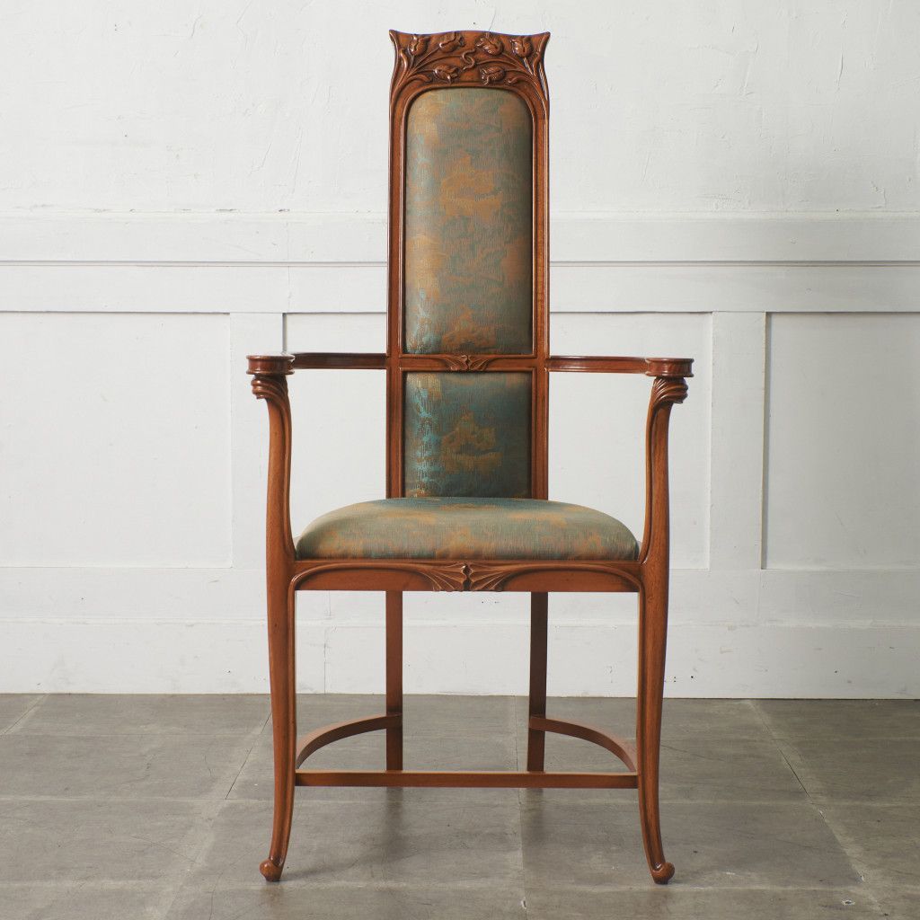 Medea社 メデア ダイニングアームチェア アール・ヌーボー IDC大塚 ③ Medea社 メデア ダイニングアームチェア アール・ヌーボー IDC大塚 ③