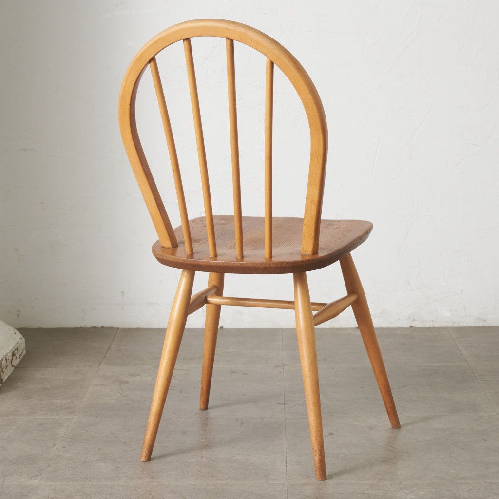ercol フープバックチェア 4本 スポーク アーコール ダイニングチェア