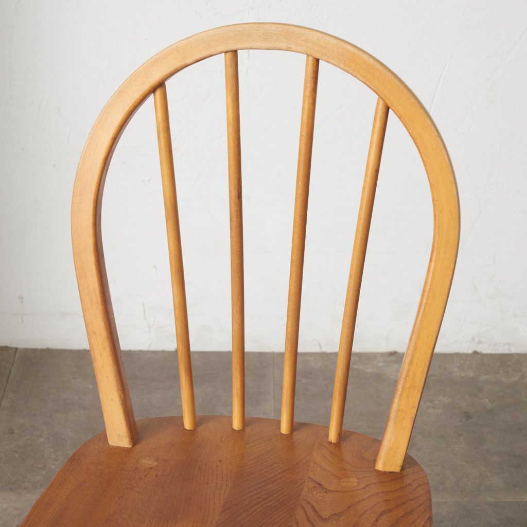 UKVintage｜アーコール / ERCOL｜フープバックチェア｜4本スポーク アーコール ERCOL 4本 スポーク フープバックチェア ブルーラベル