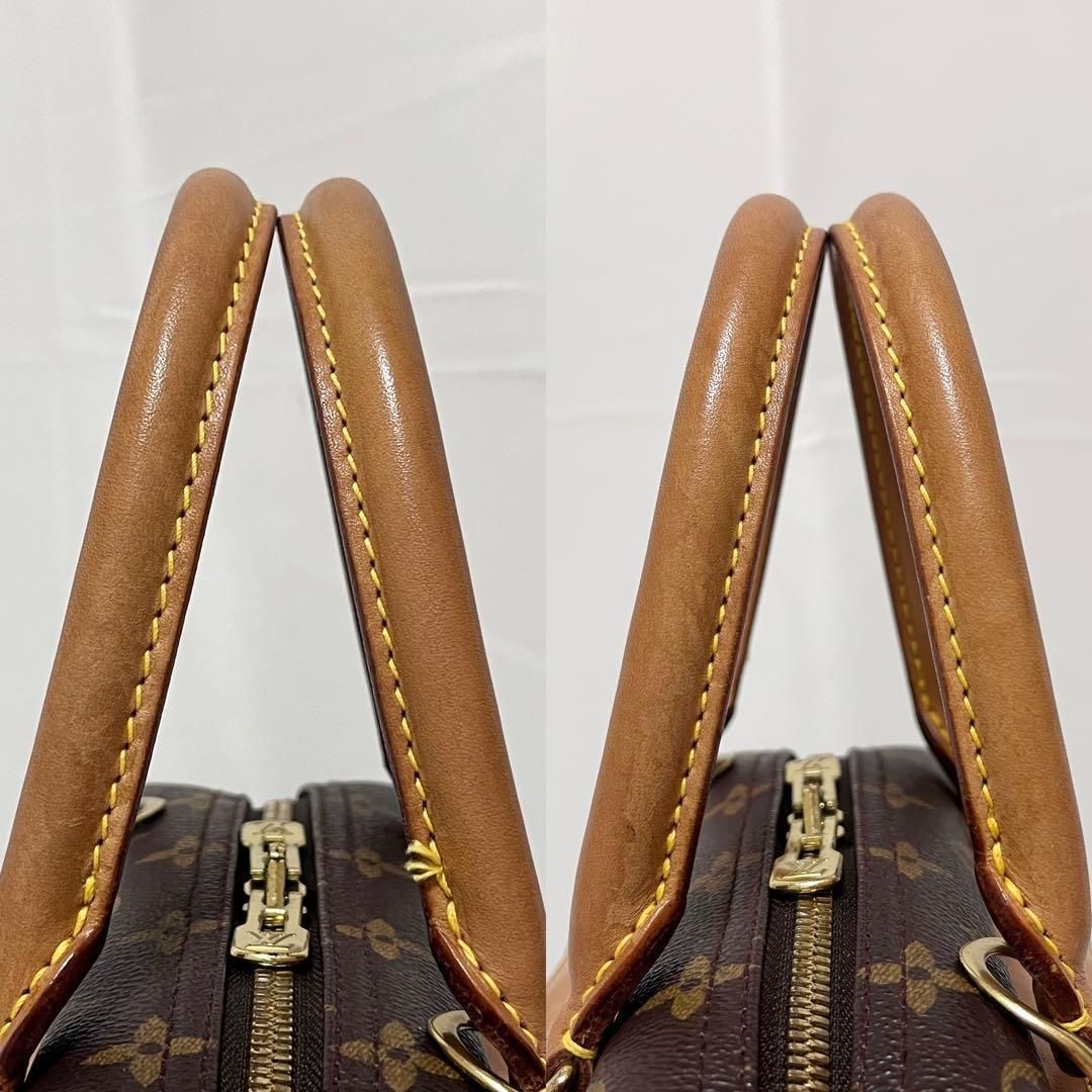 美品✨ルイヴィトン ハンドバッグ ドーヴィル モノグラム レザー ルイヴィトン ドーヴィル ハンドバッグ モノグラム PVC レザー M47270