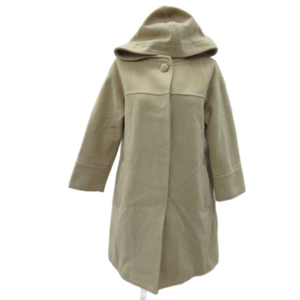 スピック&スパン Spick&Span コート ベージュ フード付き ロング丈
