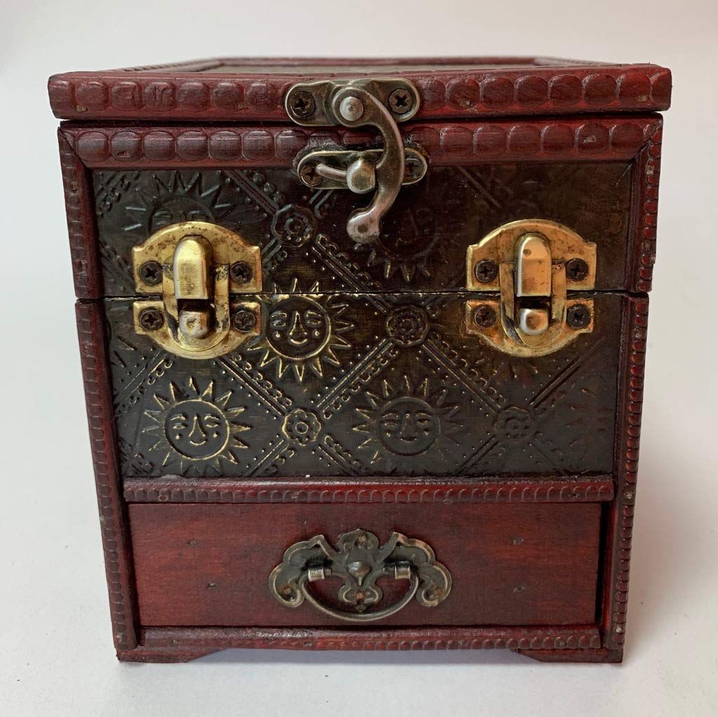 Anberotta ジュエリーボックス コスメ メイクボックス 小物入れ 化粧品