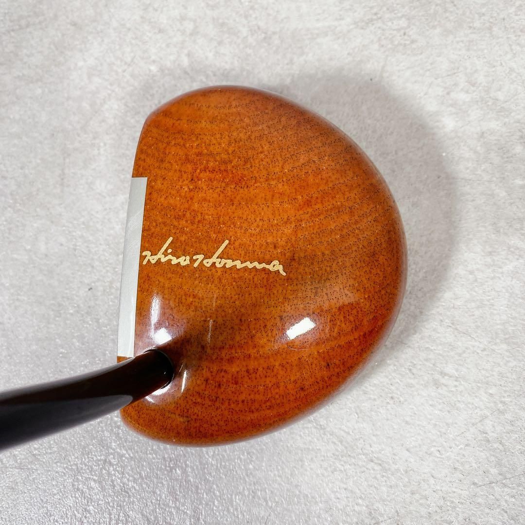 V805 美品 ヒロホンマ BIG LB-SINKER パーシモン パター - メルカリ