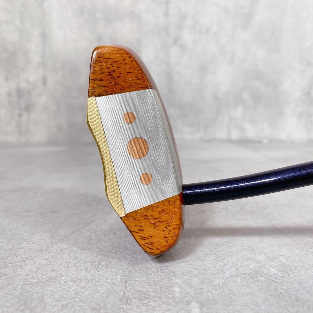 V805 美品 ヒロホンマ BIG LB-SINKER パーシモン パター - メルカリ