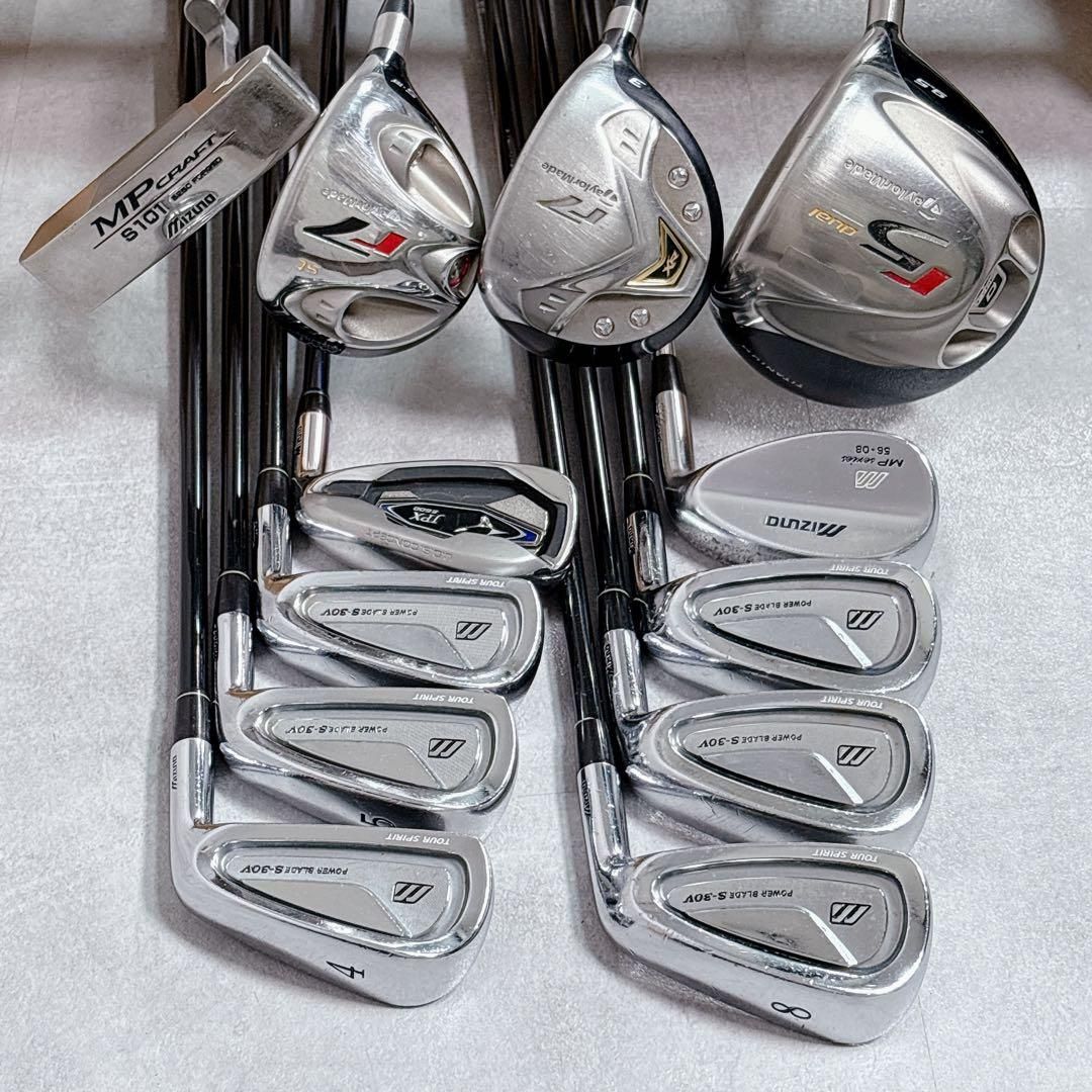 V959 テーラーメイド ミズノ ゴルフクラブ メンズ フルセット 13点 R5