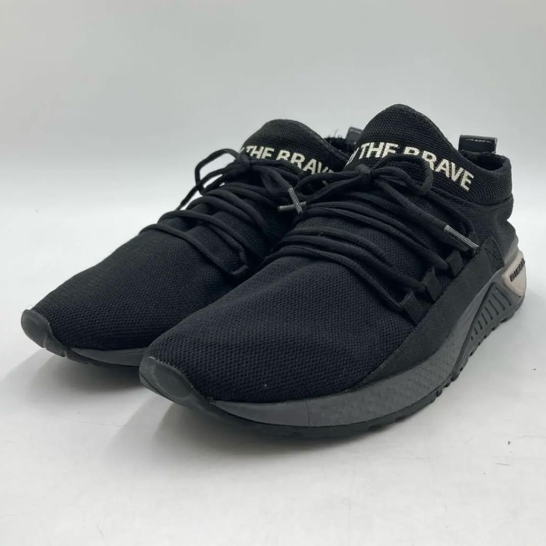 DIESEL ブラック スニーカー　28cm DIESEL（ディーゼル） ハイカットスニーカー 28cm ブラック メンズ