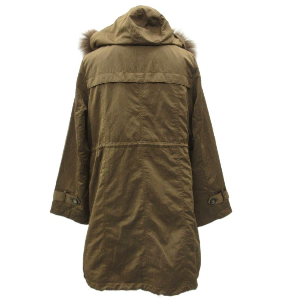 BURBERRYブラウン フード付き モッズコート BURBERRYブラウン フード付き モッズコート BURBERRYブラウン フード
