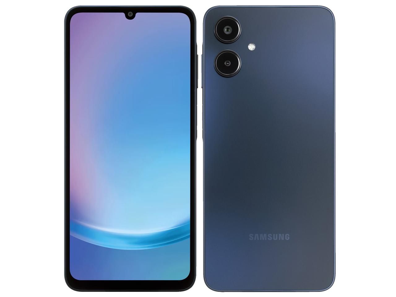 SAMSUNG サムスン Galaxy A 25 5 G ブルーブラック CPU MediaTek Dimensity 6100 メモリ4 GB ストレージ64 6.7型 SM-