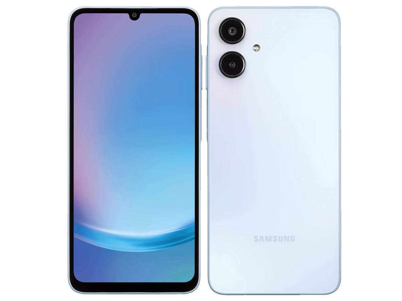 SAMSUNG サムスン Galaxy A 25 5 G ライトブルー CPU MediaTek Dimensity 6100 メモリ4 GB ストレージ64 6.7型 SM-