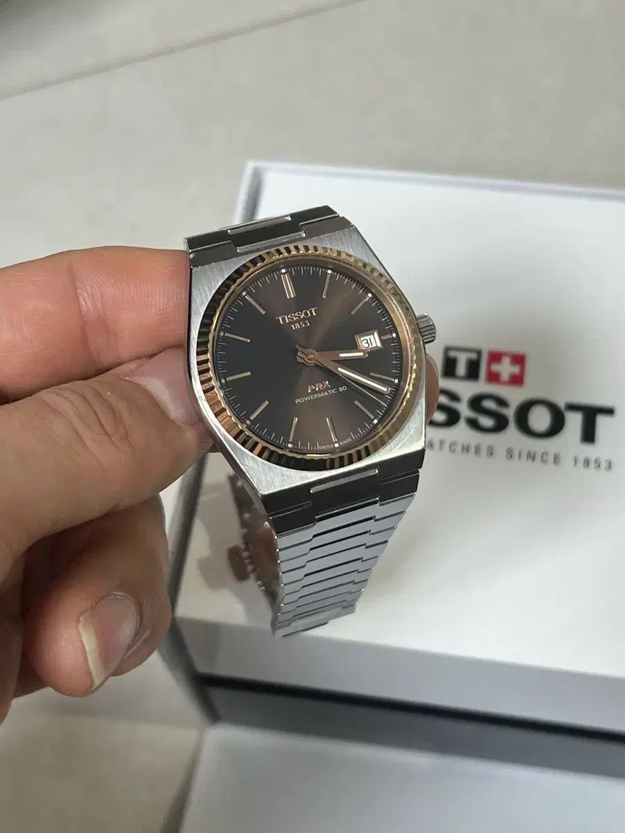  TISSOT ティソ PRX 18kベゼル フルセット 通勤対応 自動巻き時計 腕時計(アナログ)