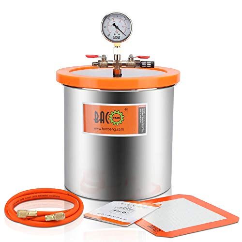 迅速に発送 BACOENG 12 L 真空チャンバーキットです エポキシ樹脂脱気真空ドラム 真空脱泡器 0156 edfe