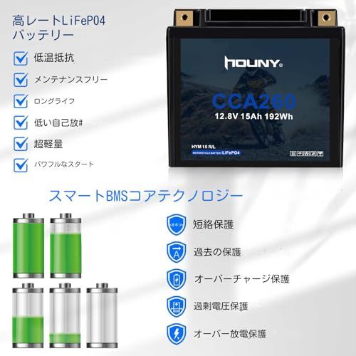  迅速に発送 リン酸鉄リチウムバイクバッテリー YTX 12-BS バッテリー 12ボルト 15アンペア時 260ミリアンペア時 ATV ジェットスキー 四輪バイク スノーモービル 個人用ウォータースポーツ機器 セイドボ ポラリス 発電機などに 89 c 094 ad その他 キッチン 食器