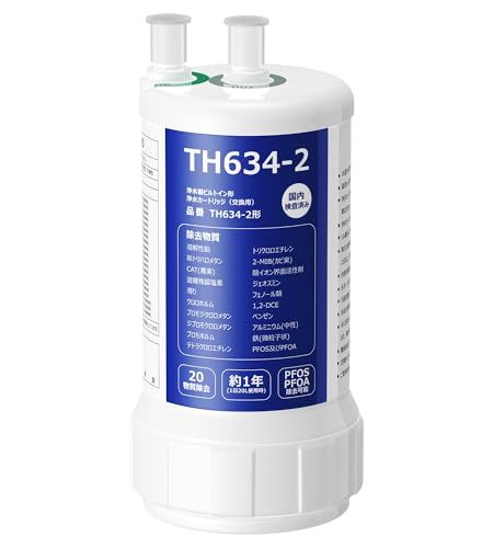 迅速に発送】浄水カートリッジ TH634-2V1 アンダーシンク交換用 PFAS