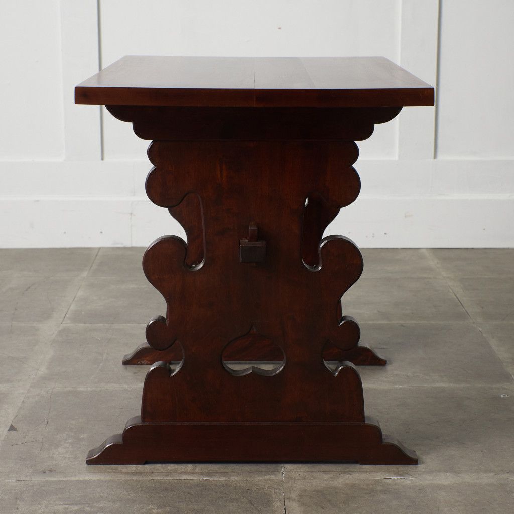 定価16万 松本民芸家具 #14型茶卓 サイドテーブル ミズメザクラ 無垢材