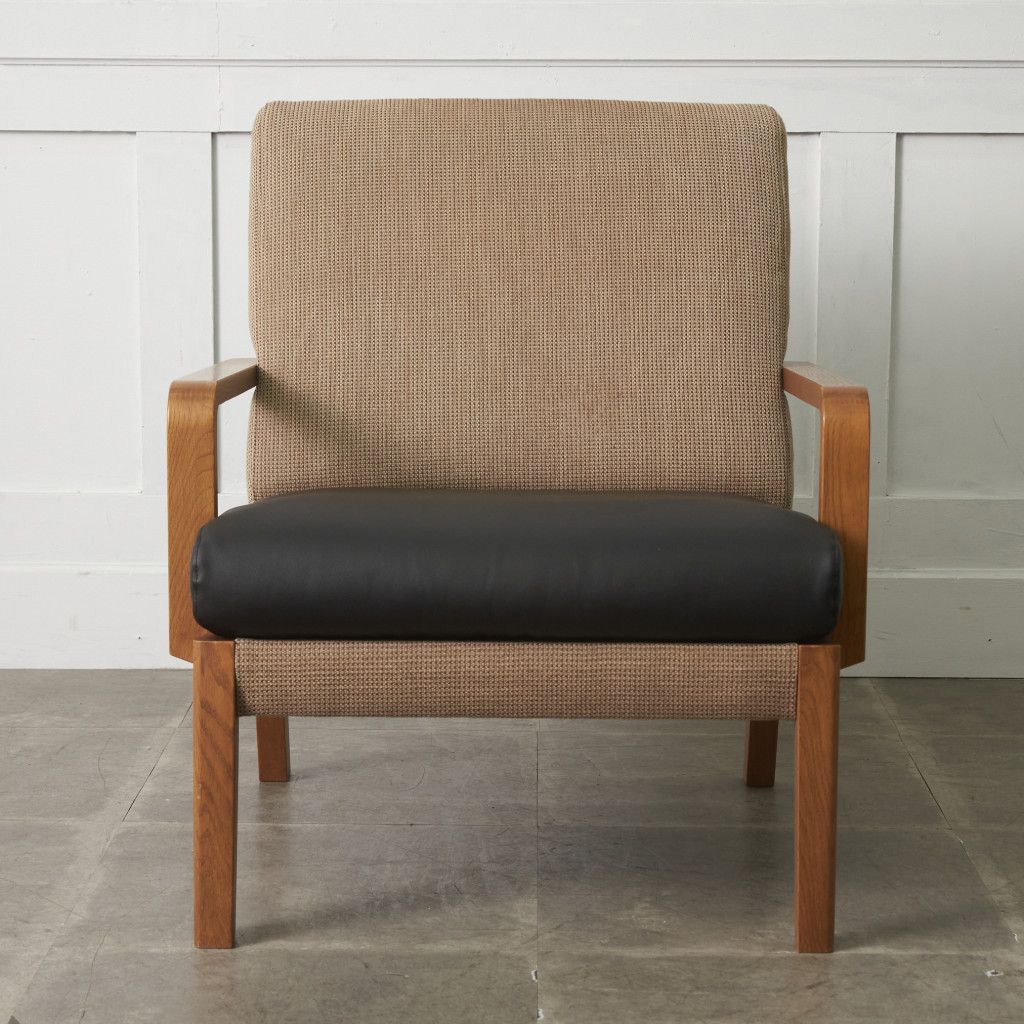 karimoku 1人掛け ソファ WU4500 オーク 肘掛 椅子 イージーチェア