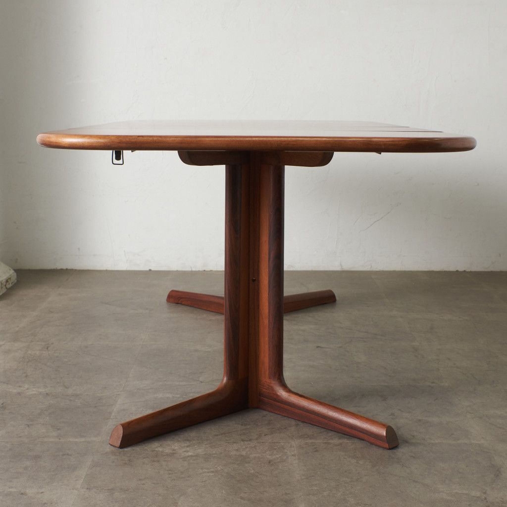 北欧 デンマーク ヴィンテージ gudme ローズウッド ダイニング テーブル 1960年代の北欧ビンテージ家具 デンマークのグドメ社（Gudme
