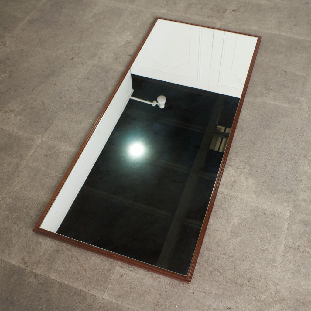 イギリス ヴィンテージ ウォールミラー 木製 シンプル 北欧 スタイル