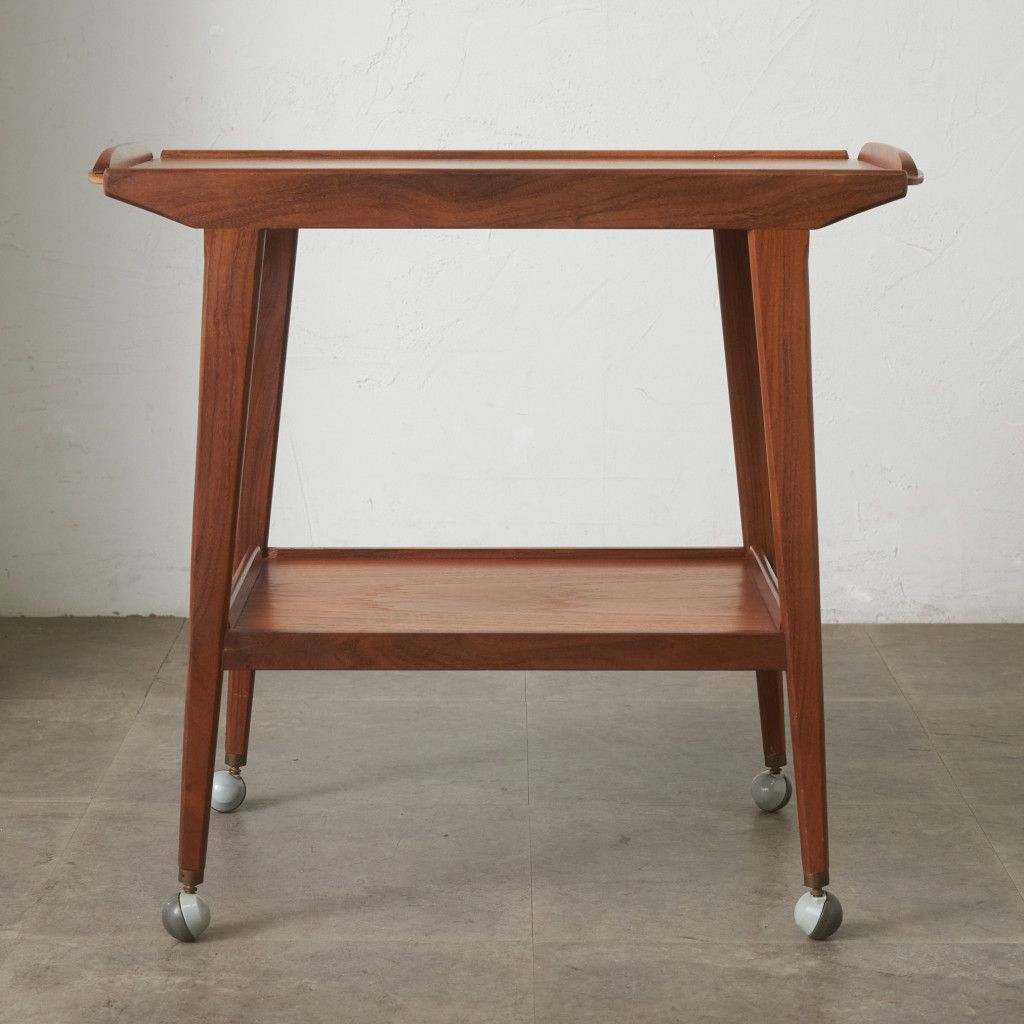 Remploy ティートロリー チーク 英国 ヴィンテージ キッチン ワゴン