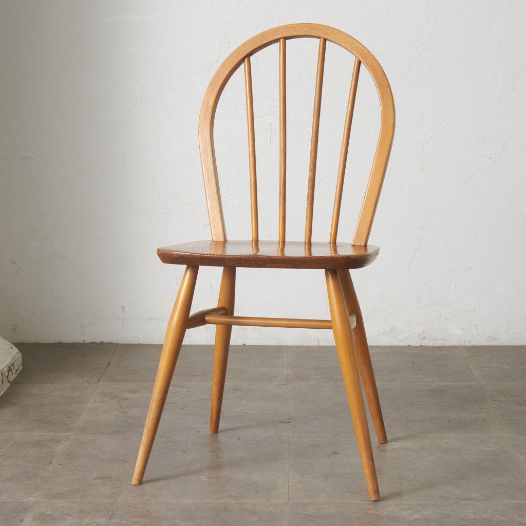 Ercol 木製チェア イギリス製 ercol フープバックチェア 4本 スポーク アーコール ダイニングチェア