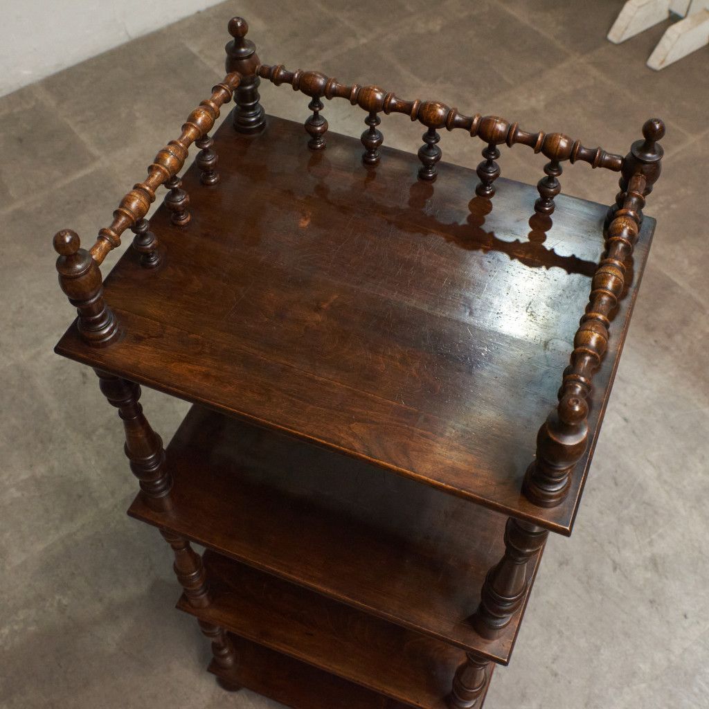 フランス アンティーク ナポレオン シェルフ 4段 オープンシェルフ