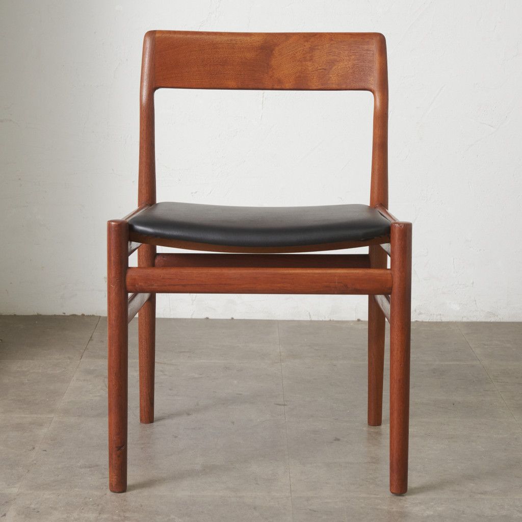 張替済 デンマーク ヴィンテージ ダイニングチェア 椅子 チーク 無垢材