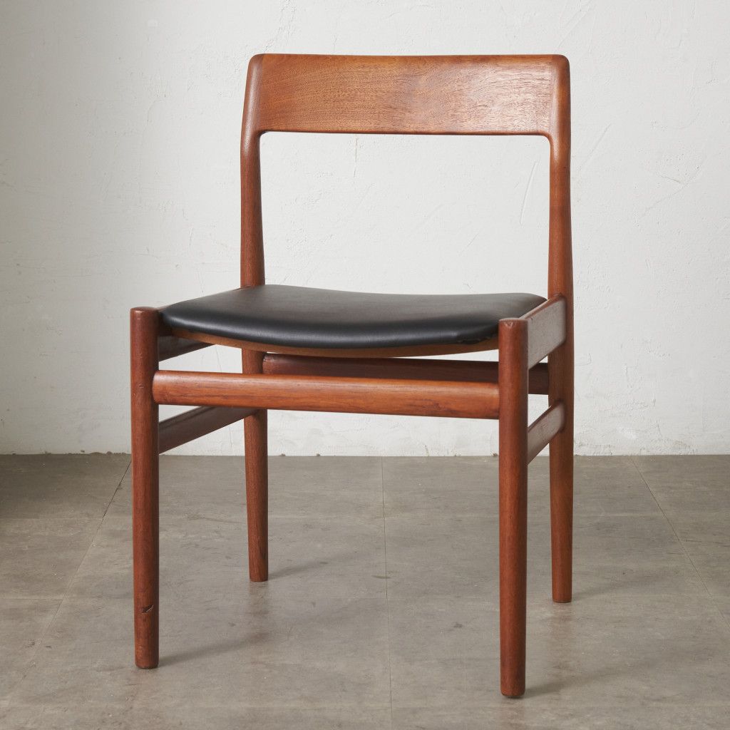 張替済 デンマーク ヴィンテージ ダイニングチェア 椅子 チーク 無垢材