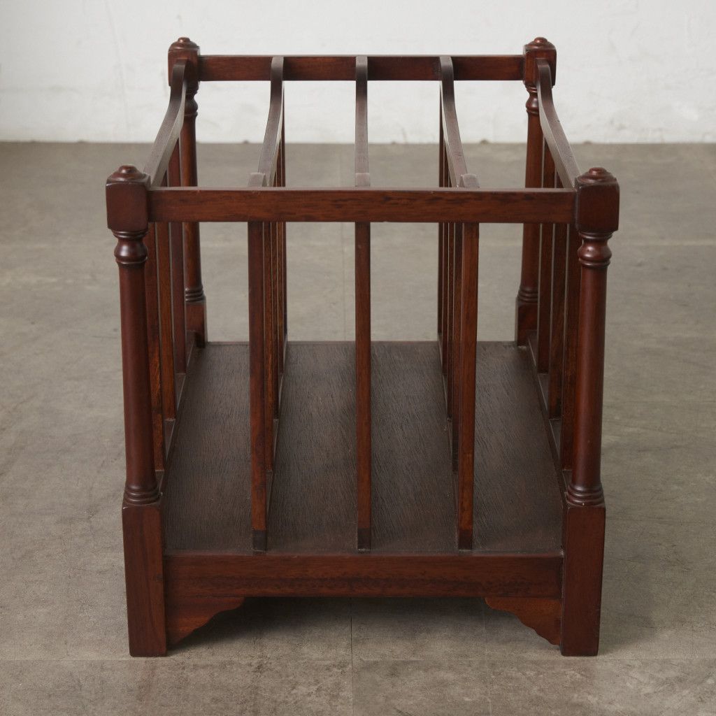 英国 クラシック マガジンラック マホガニー 雑誌入れ マガジン