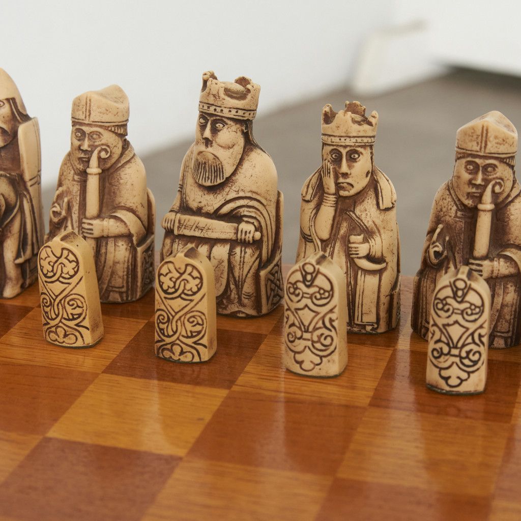 チェス駒 付き 英国 ヴィンテージ チェステーブル チーク ゲーム