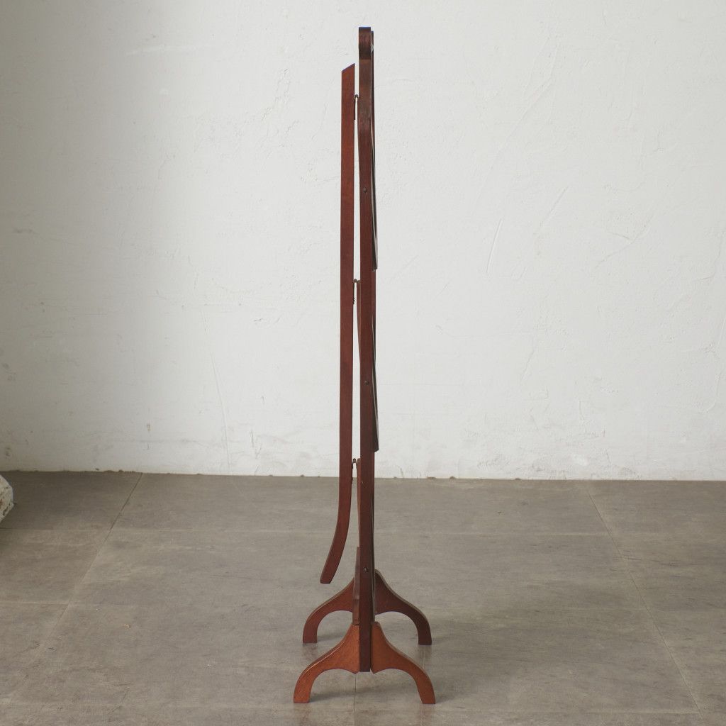 英国 クラシック ケーキスタンド マホガニー 折畳み式 サイドテーブル