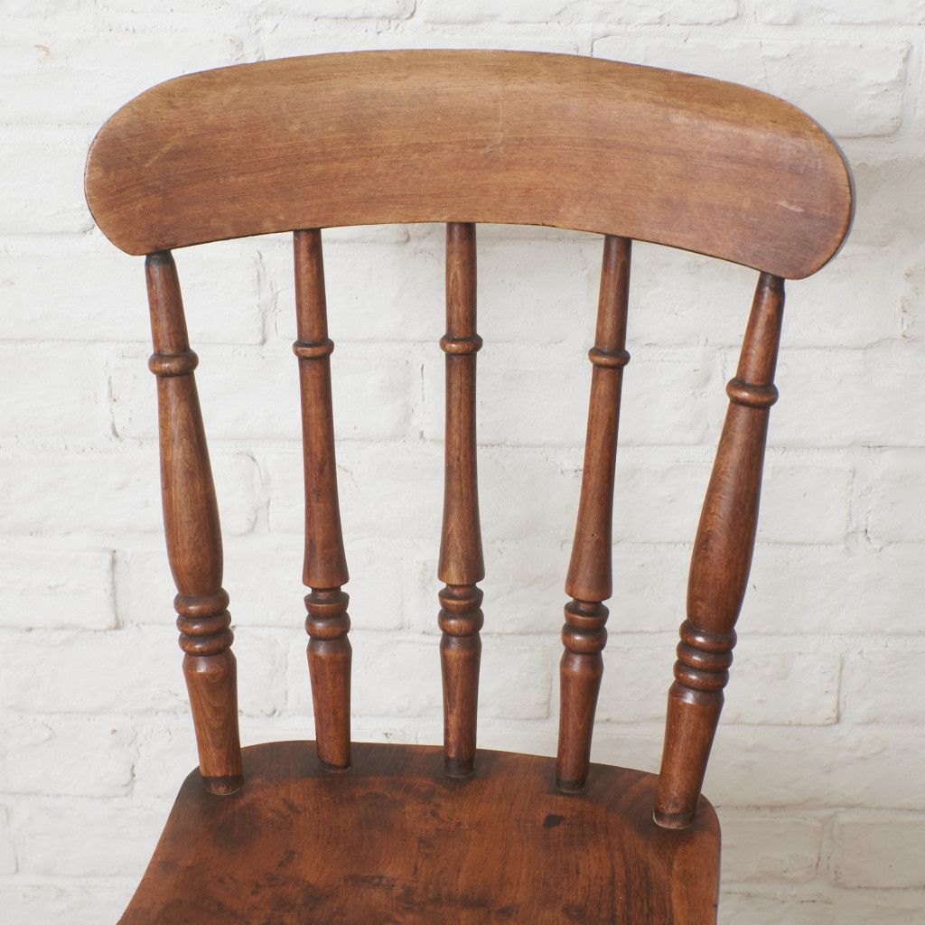 英国 アンティーク キッチンチェア エルム 無垢材 チェア 椅子