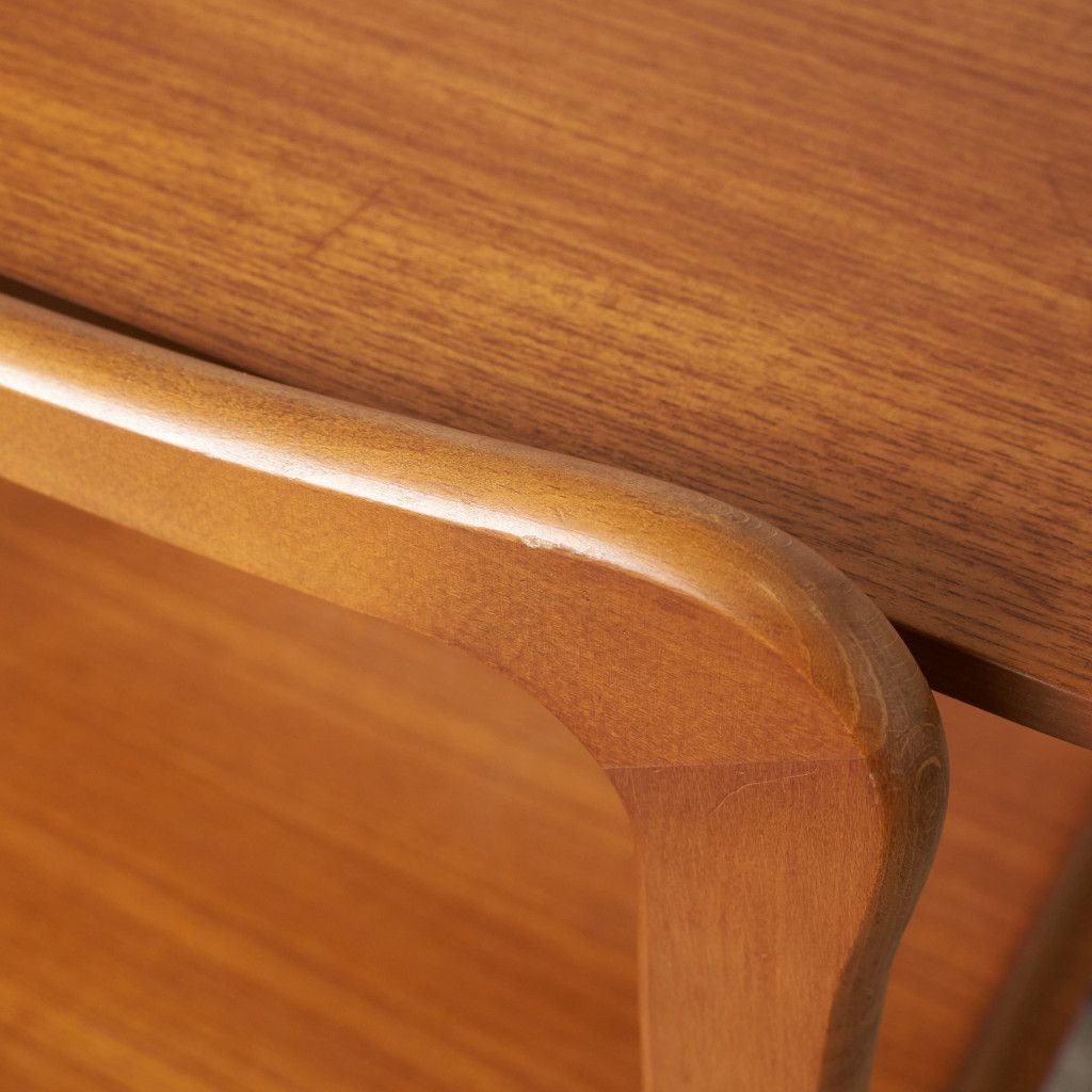 英国 ヴィンテージ トロリー ワゴン チーク キャスター キッチンワゴン