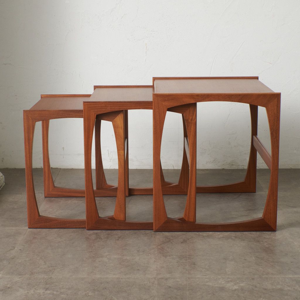 G-PLAN Quadrille ネストテーブル ヴィンテージ チーク 英国