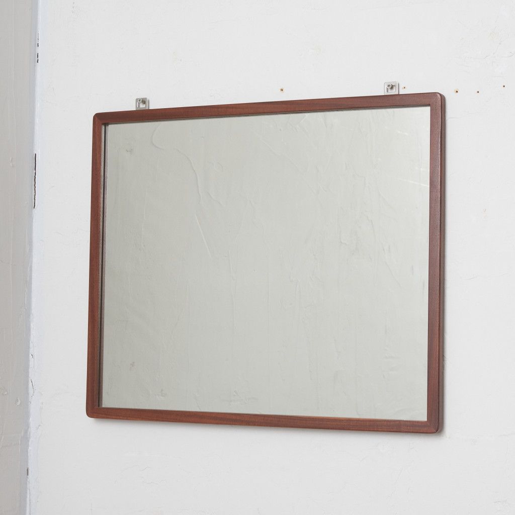 イギリス ヴィンテージ ウォールミラー 木製 シンプル 北欧 スタイル